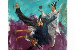 Balance-Awareness-and-Breakdance-2025-oil-on-canvas-97x97-cm.-Available-in-Konig-Gallery-scaled