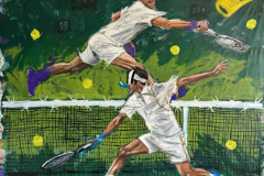 Wimbledon-Smack-Bang-2025-oil-on-canvas-200x200-cm.-Private-Collection
